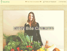 Tablet Screenshot of eatingwithease.com